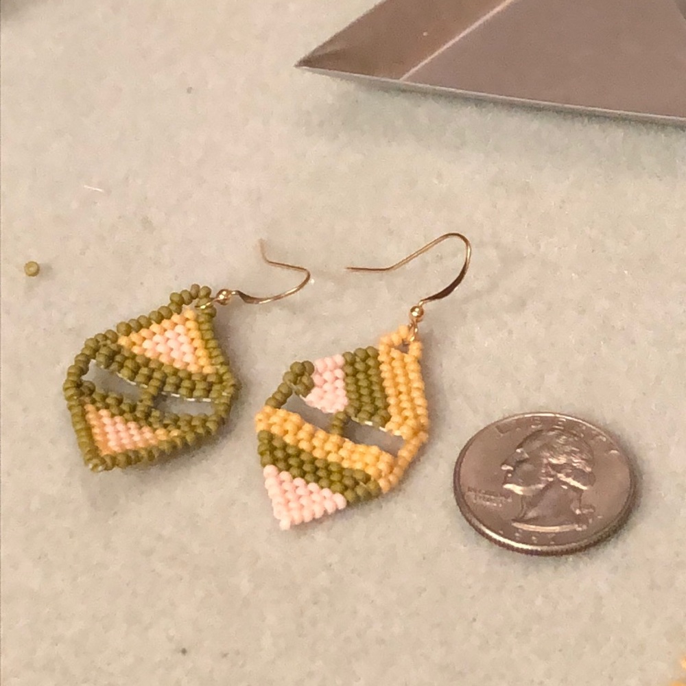 Handmade beaded earrings